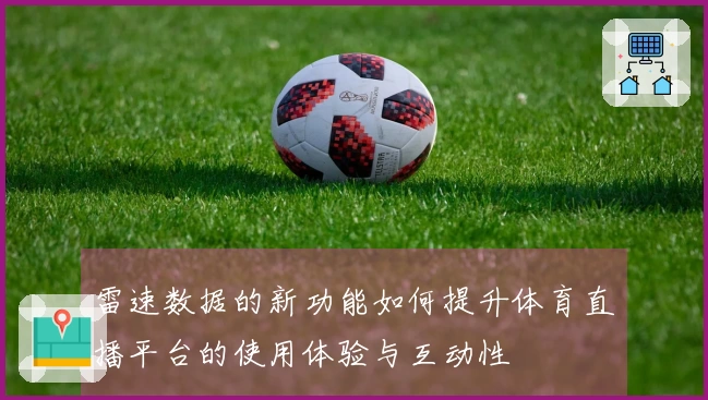 雷速数据的新功能如何提升体育直播平台的使用体验与互动性